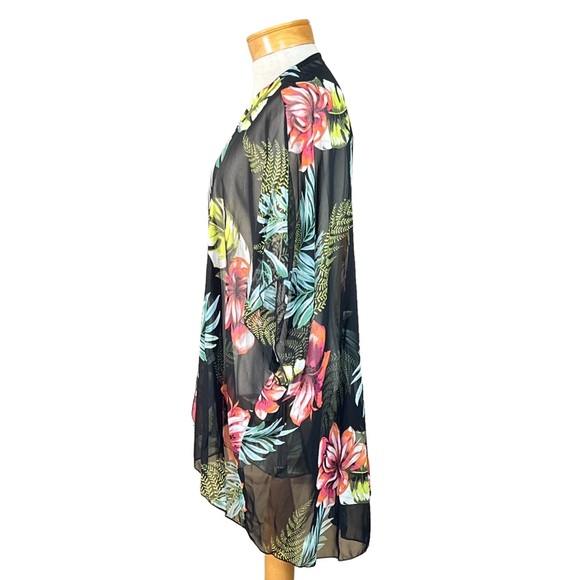 Before You Tropical Print Lightweight Sheer Kimono Size S/CH - Picture 2 of 8